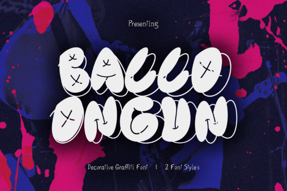 Balloongun: A Graffiti Font for Bold Brand Personality