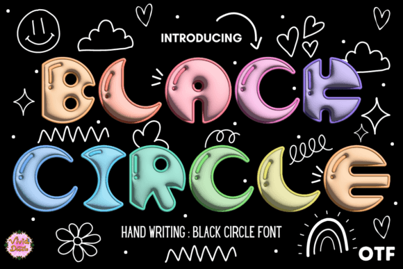 Black Circle: A Geometric Display Font for the Digital Canvas