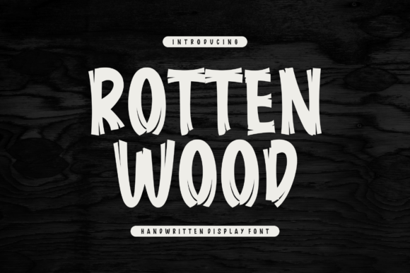 Bringing Rustic Authenticity to Branding with the Rotten Wood Typeface