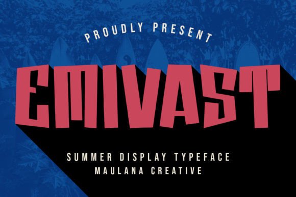 Bringing Summer to Life with the Emivast Display Font