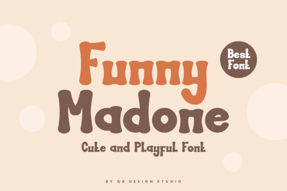 Funny Madone: The Bubbly Display Font That Lights Up Campaigns
