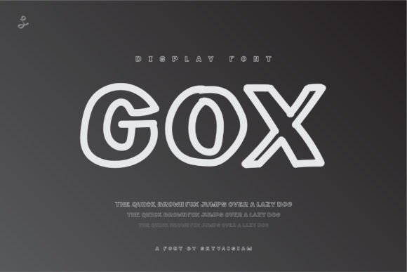Gox: A Display Font That Elevates Your Brand Materials
