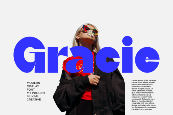 Gracie: A Modern Display Font for the Digital Designer