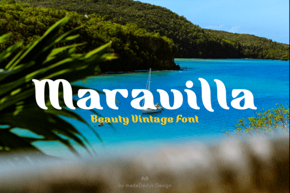 Maravilla: The Vintage Display Font for Distinctive Branding