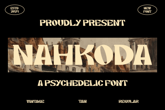 Nahkoda: The Editorial Designer’s Psychedelic Typeface