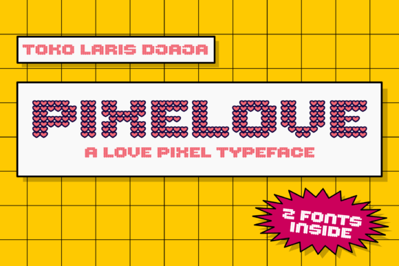 Pixelove: The Font That Brings Nostalgic Charm to Your Crafts