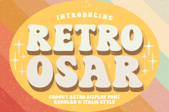 Retro Osar: A Friendly Display Font for Editorial Design