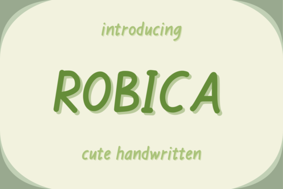 Robica: The Editorial Display Font for Quirky, Engaging Content