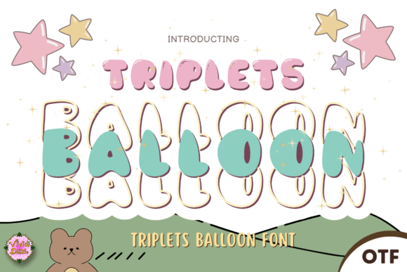 Triplets Balloons Font: A Whimsical Typography Review