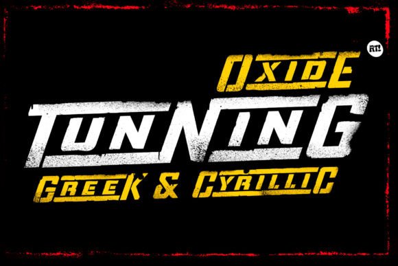 Tunning Oxide: A Distinct Display Typeface for Editorial Projects