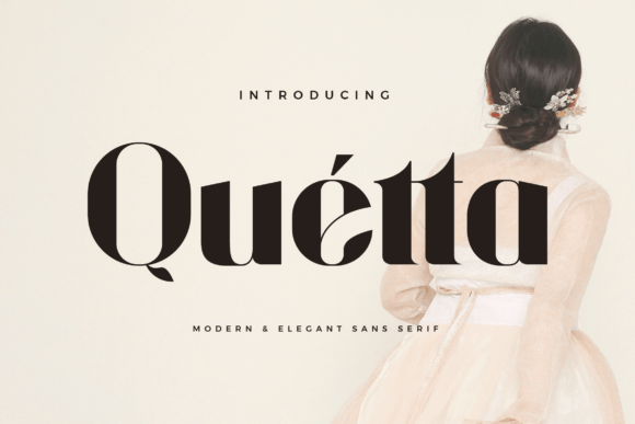 Using the Quetta Font for Bold and Sleek Brand Identity