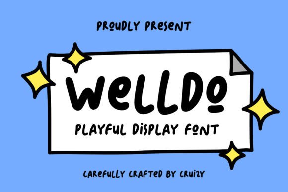 Welldo: A Display Font for Editorial Mood & Identity